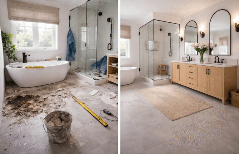 Before & After Bathroom Remodel Checklist for Homeowners