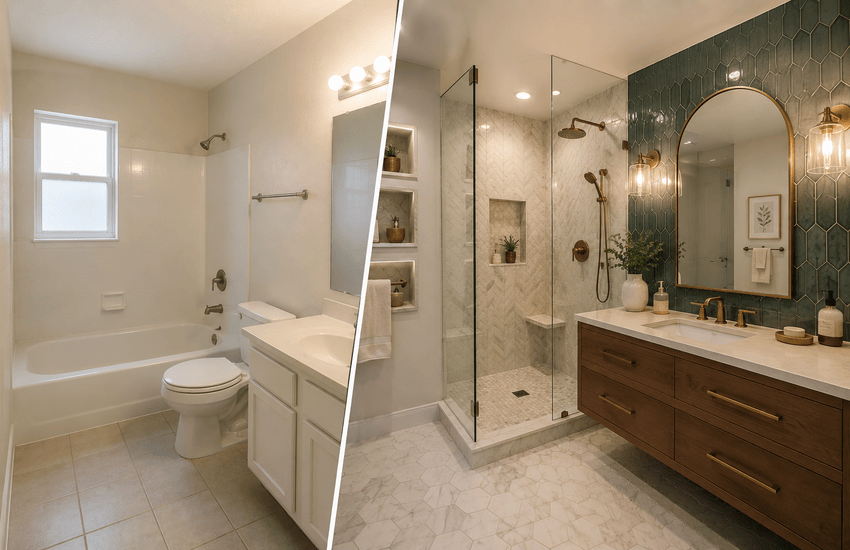 How Custom Tile Work Elevates an Ordinary Bathroom
