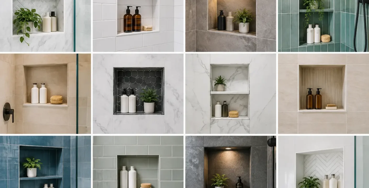 12 Shower Niche Design Examples for Any Bath