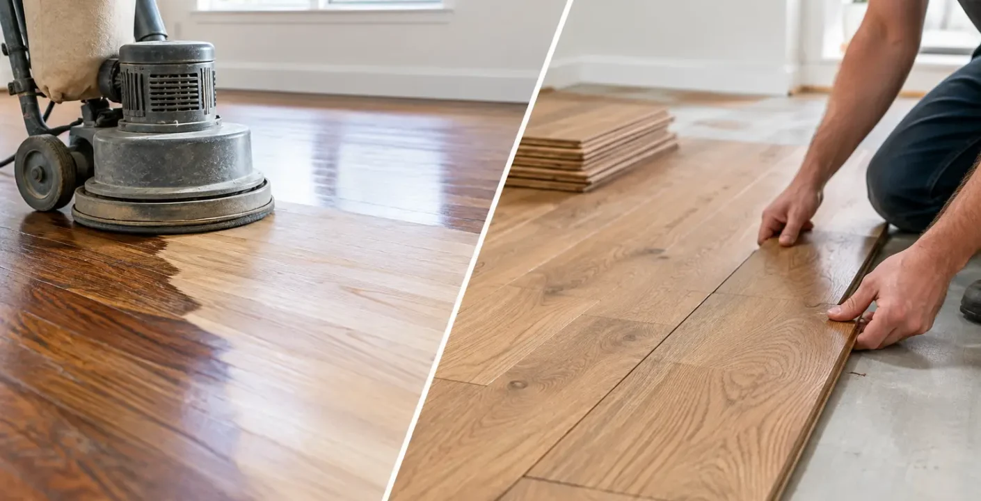 Refinishing Versus Replacing Hardwood Floors