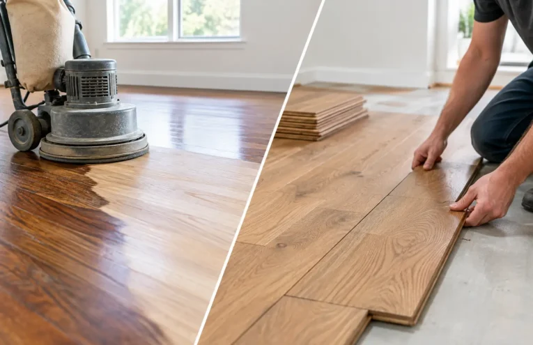 Refinishing Versus Replacing Hardwood Floors